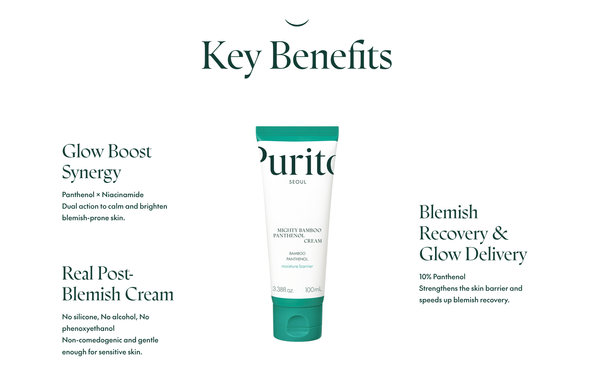 Purito SEOUL - Mighty Bamboo Panthenol Cream, 100ML - Image 2
