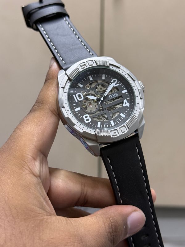 FOSSIL AUTO BLACK BELT NUMBER DIGITS