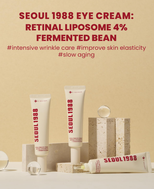 KSECRET SEOUL 1988 Eye Cream : Retinal Liposome 4% + Fermented Bean, 30ml/1.01 fl.oz. - Image 4
