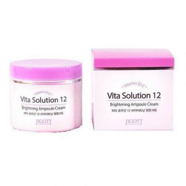 Jigott Vita Solution 12 Brightening Ampoule Cream -100ml