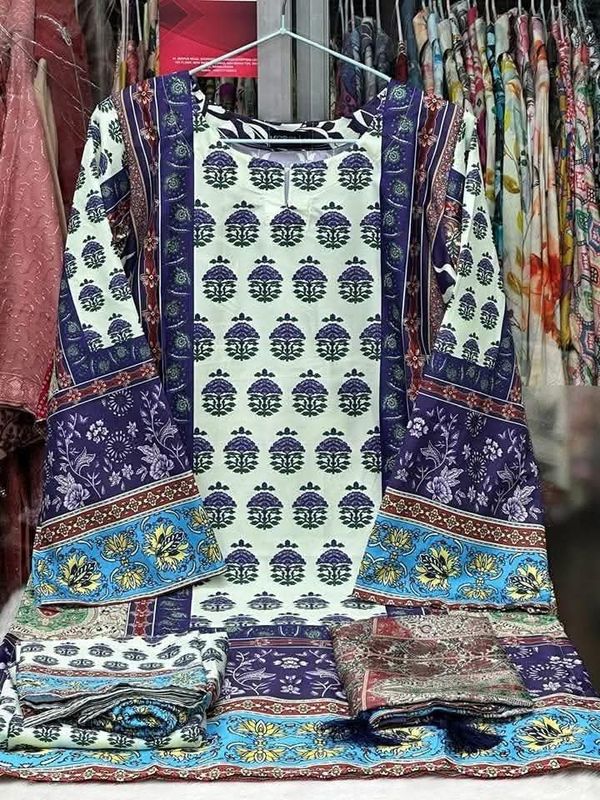 Digital Print Three Piece
