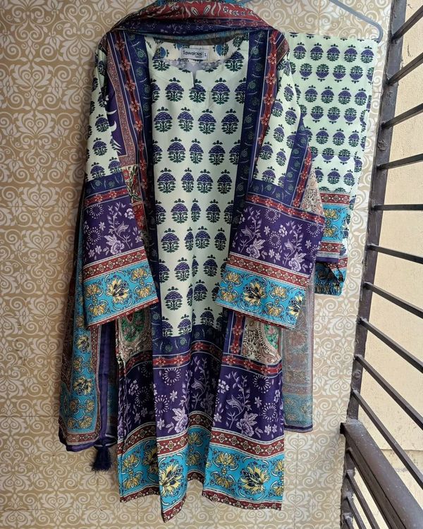 Digital Print Three Piece