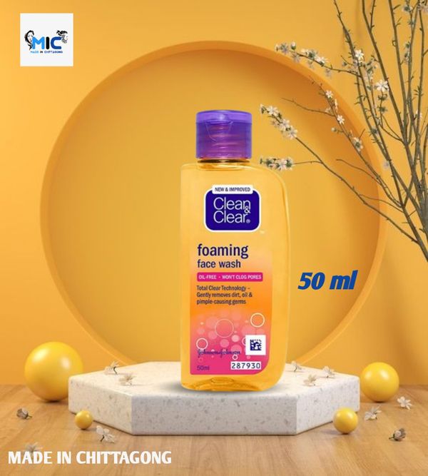 Clean & Clear Foaming Face Wash (50ml oli free