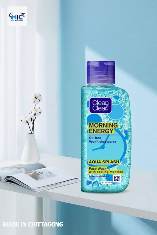 Clean & Clear Morning Energy Face Wash with Cooling Menthol (50ml) -