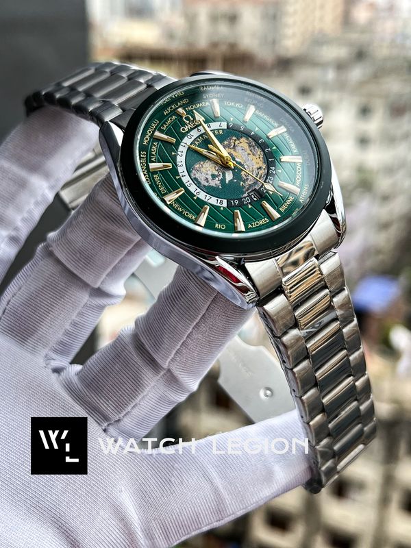 OMEGA WORLD TIMMER GREEN