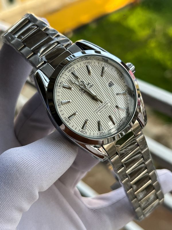 Omega Seamaster AquaTerra Chain Silver White Dial