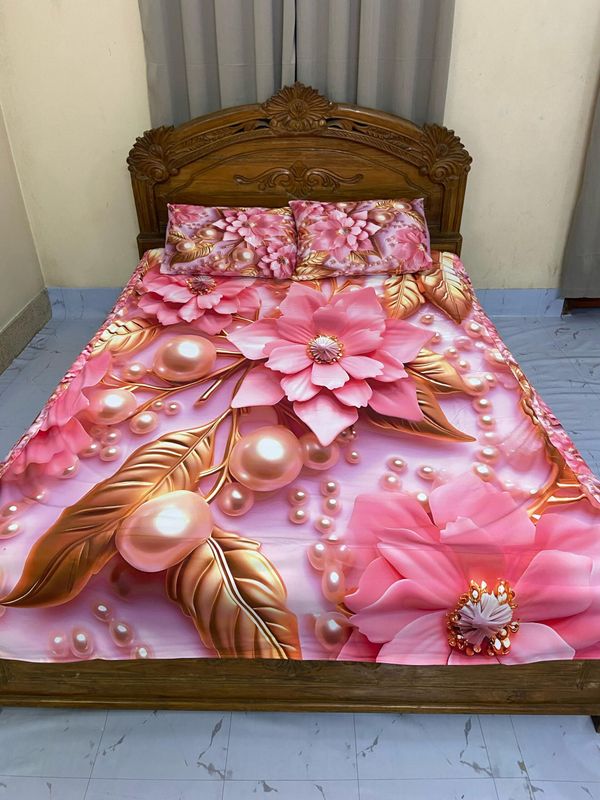 China Premium 3D Design Bed Sheet