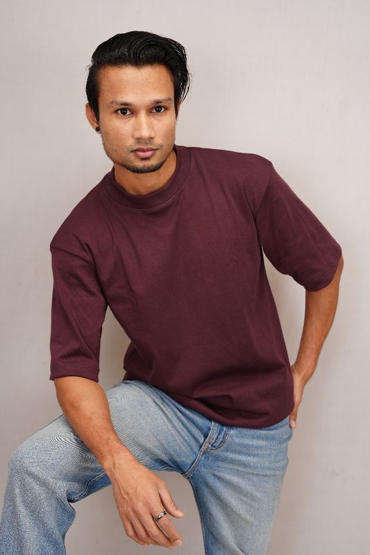 Basic Dropshoulder - Wine