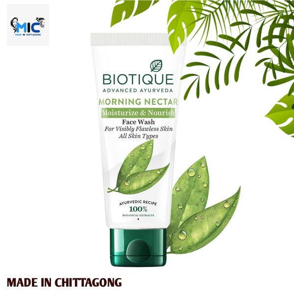 Biotique Morning Nectar Moisturize & Nourish Facewash (100ml)