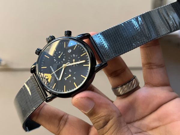 ARMANI MESH CHAIN FULL BLACK