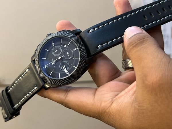 FOSSIL CHRONO BELT BLACK