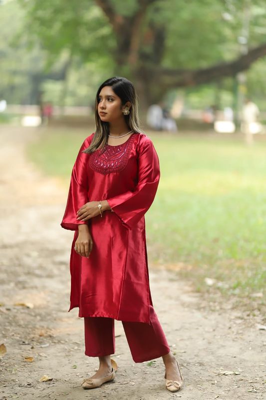 Japani Silk Two Piece