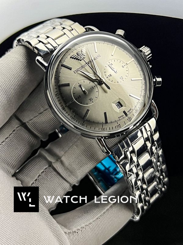 ARMANI CH SILVER DIAL