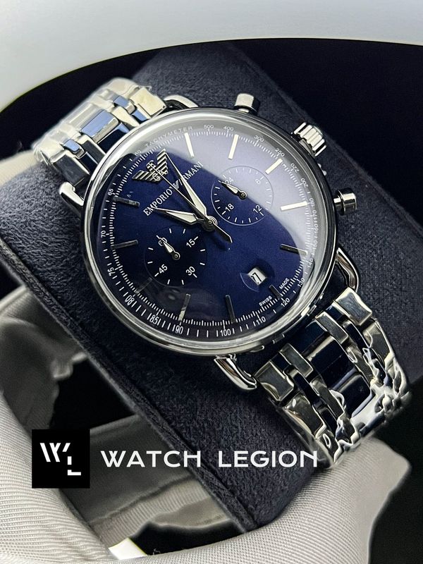 ARMANI CH TWO TONE BLUE DIAL