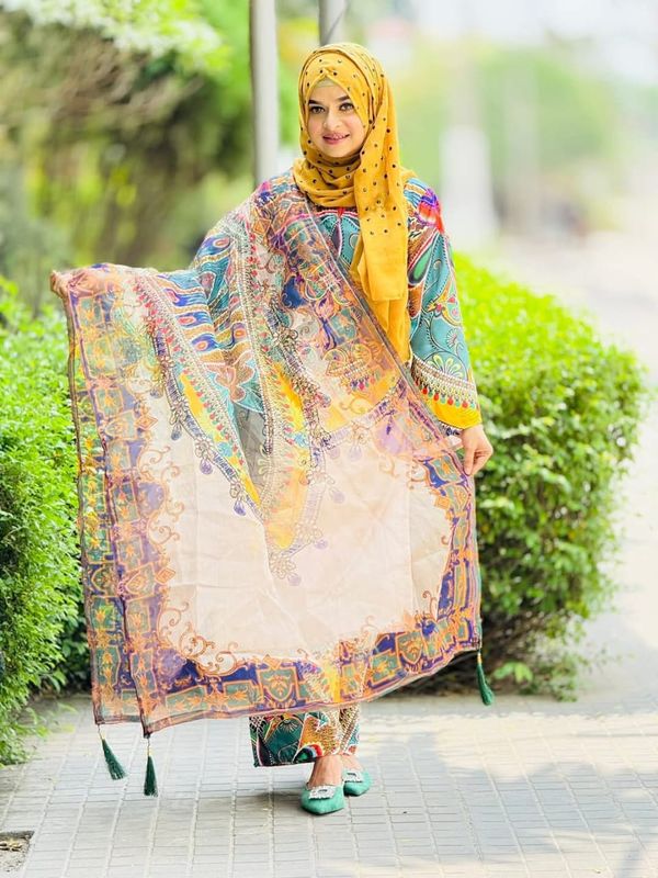 Digital Print Three Piece Set
