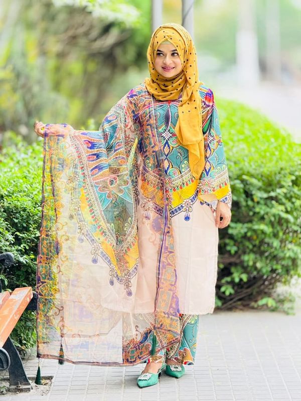 Digital Print Three Piece Set