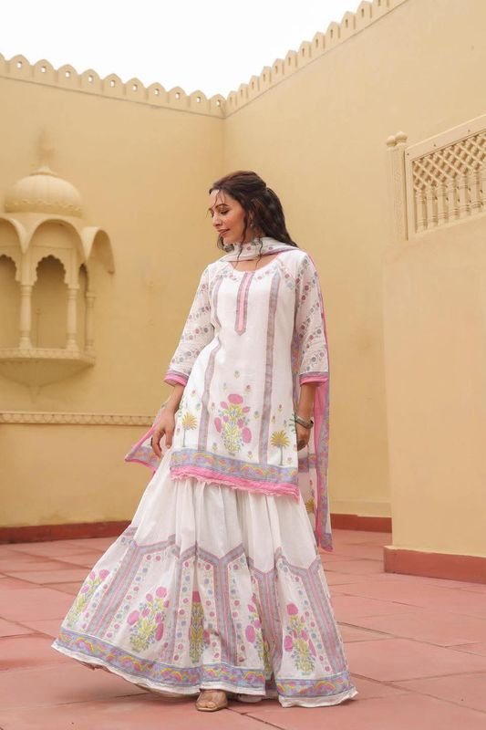 Sharara Three Piece