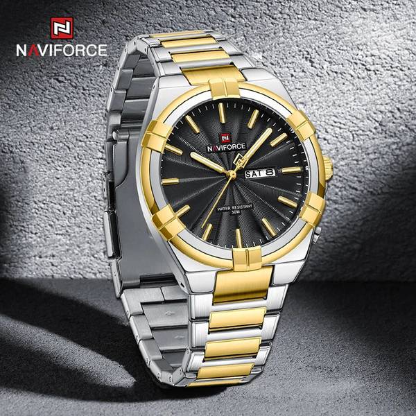 Naviforce 9218 CH – Black Gold