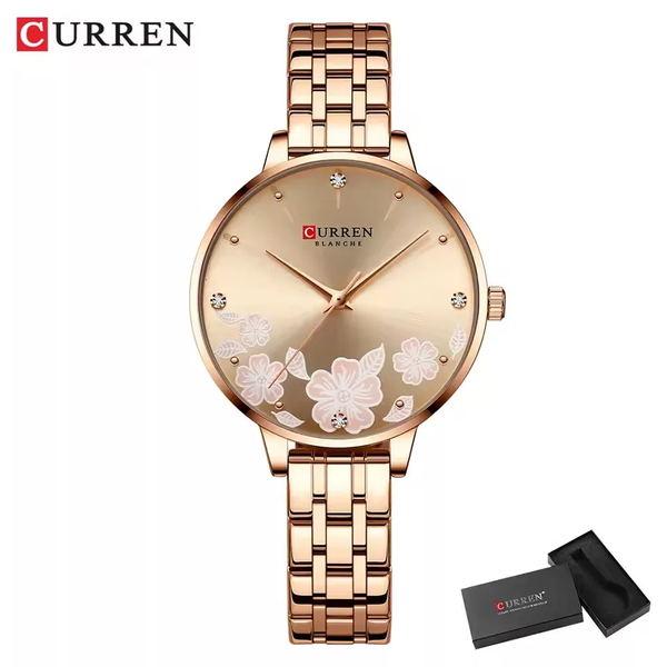Curren 9068 CH For Women – Rose Gold