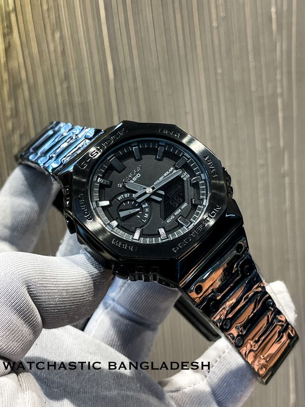 Gshock Steel Breclect Full Black