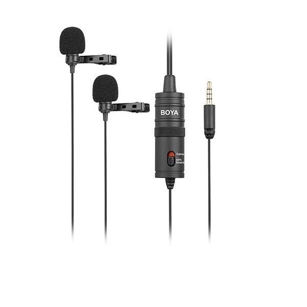 Boya Dual Clip Interview Microphone (BOYA M1DM) - Image 3