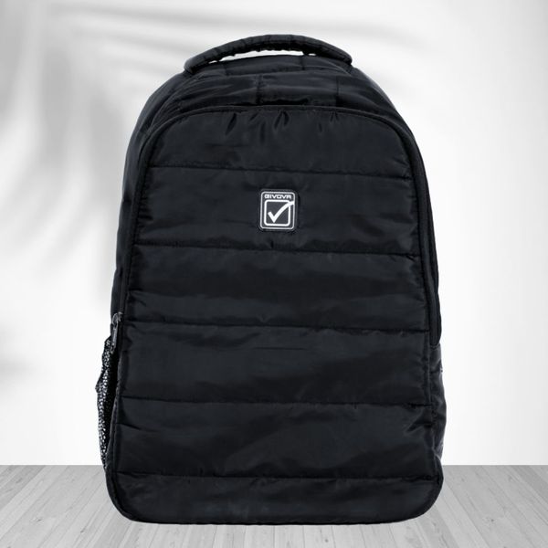 Givova Holland Quilted Padded Backpack Givova Unisex Multipocket Waterproof Black Backpack