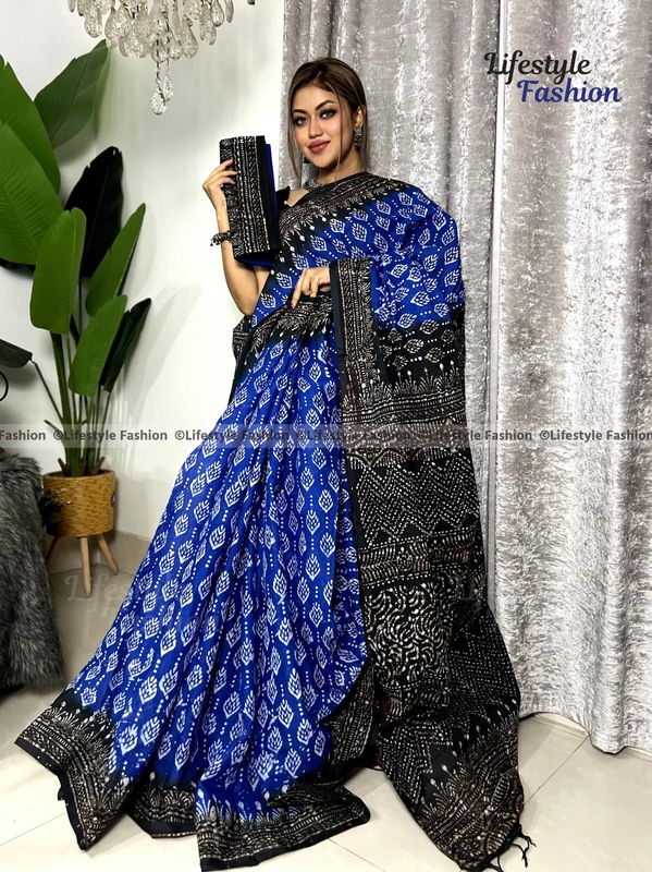 প্রিমিয়াম কোয়ালিটি আরামদায়ক কটন শাড়ি (LF-S25-20)