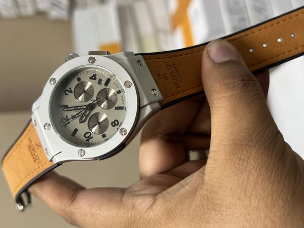 HUBLOT BB MUSTARD BELT VELVET TEXTURE V2