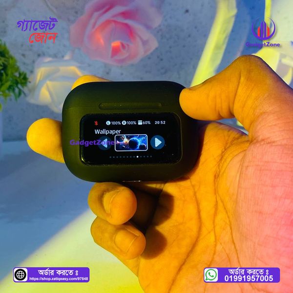Airpods Pro 2nd Generation, ENC/HIFI with Display Touch Screen Wireless EarbudsđĨ