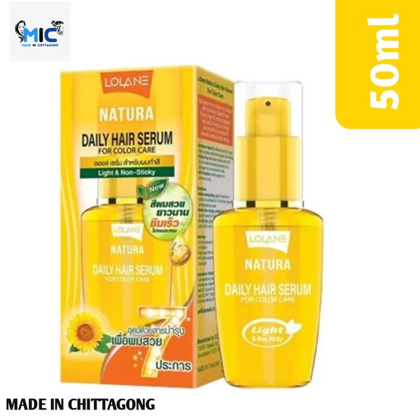 Lolane Natura Daily Hair Serum Sunflower for Color Care