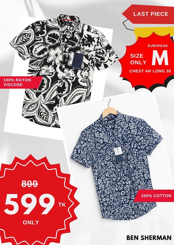 Ben Sherman Half Sleeve Shirts (On Sale)