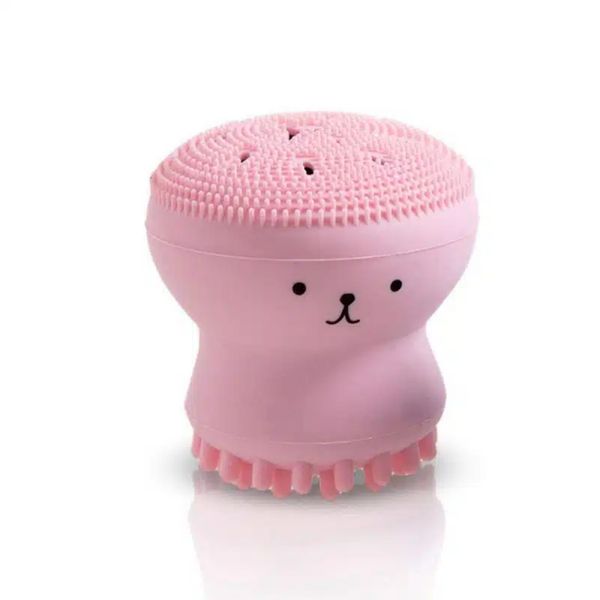 Laikou Octopus Silicone Face Cleansing Brush – Pink