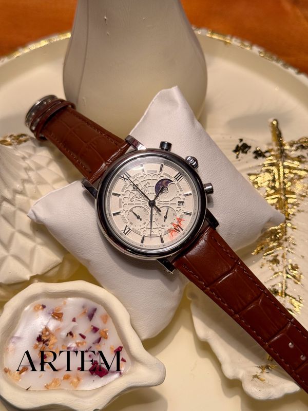 Patek Philippe Chronograph Leather belt AA
