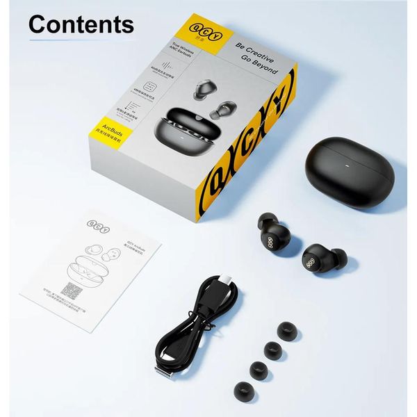 QCY HT07 ArcBuds – ANC True Wireless Earbuds (Bluetooth 5.2)