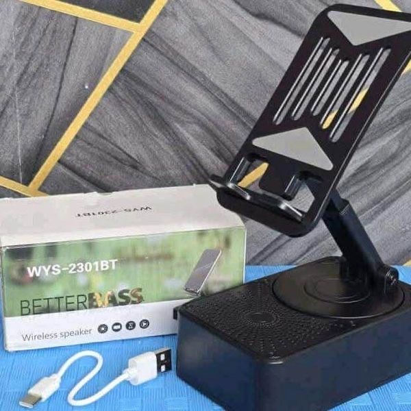 3 in 1 Mobile Stand Speaker Power Bank
