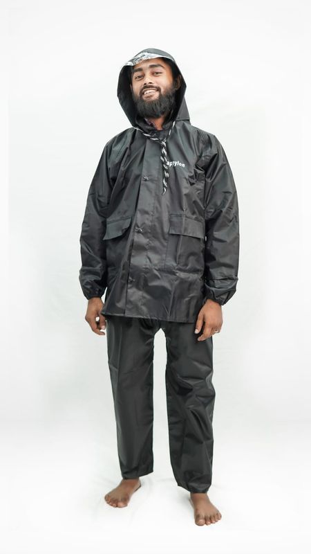 100% Water proof High quality Rain Coat With Pant