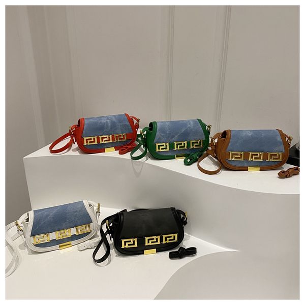 Denim Z shoulder bag