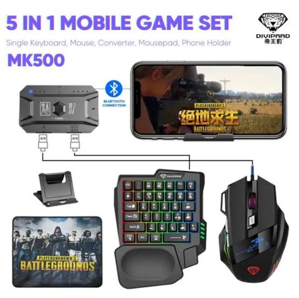 MK500 5-in-1 Combo Gaming Keyboard & Mouse