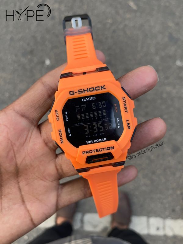 G-shock digital (orange)