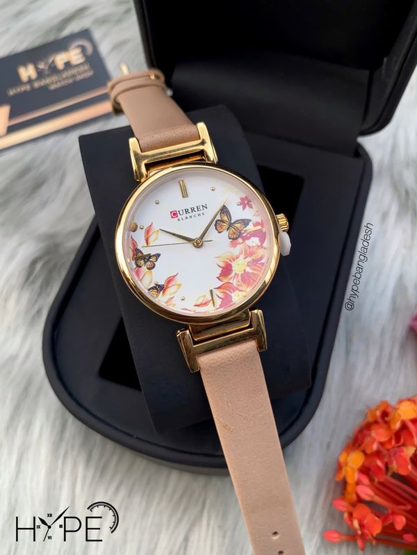 Curren ladies flower dial