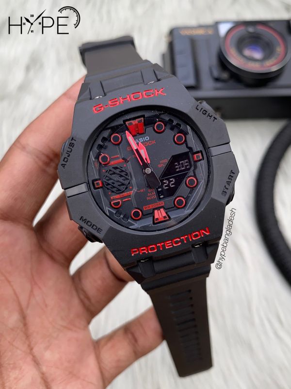 G-shock Quartz (black-red)