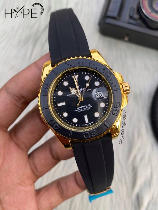 R0LEX Yacht Master Quartz (Gold)