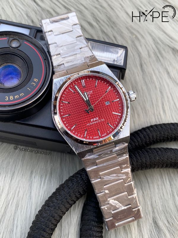 Tissot PRX AA red dial