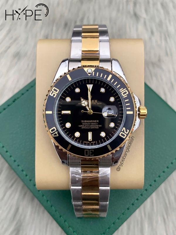 R0LEX sub two tone chain