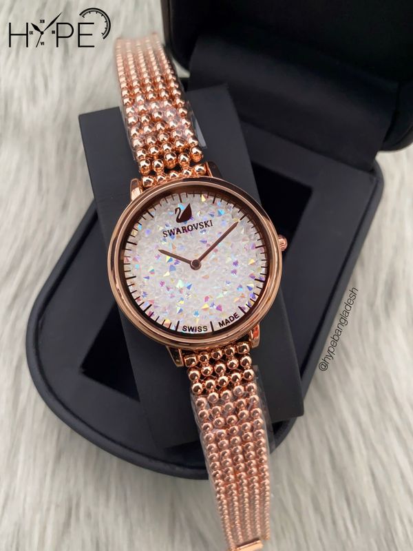 Swarovski ladies watch (rosegold)