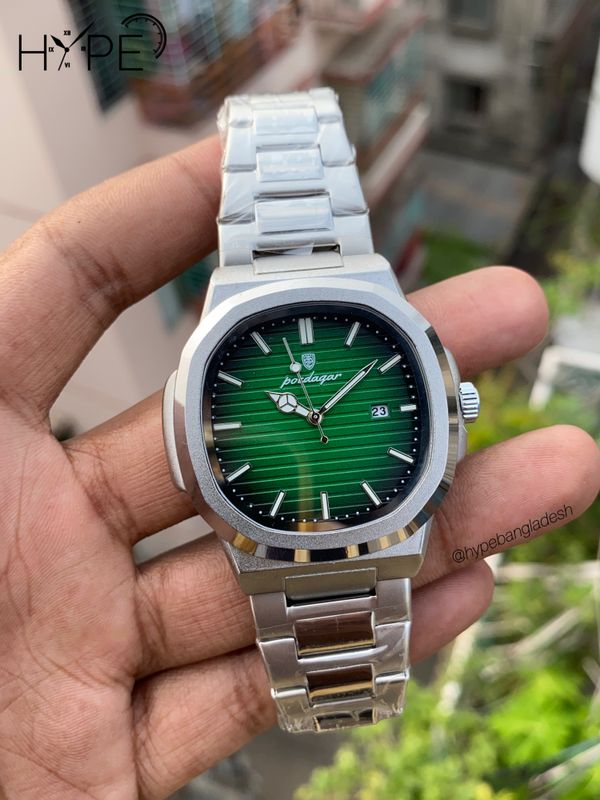 Poedagar Quartz green dial