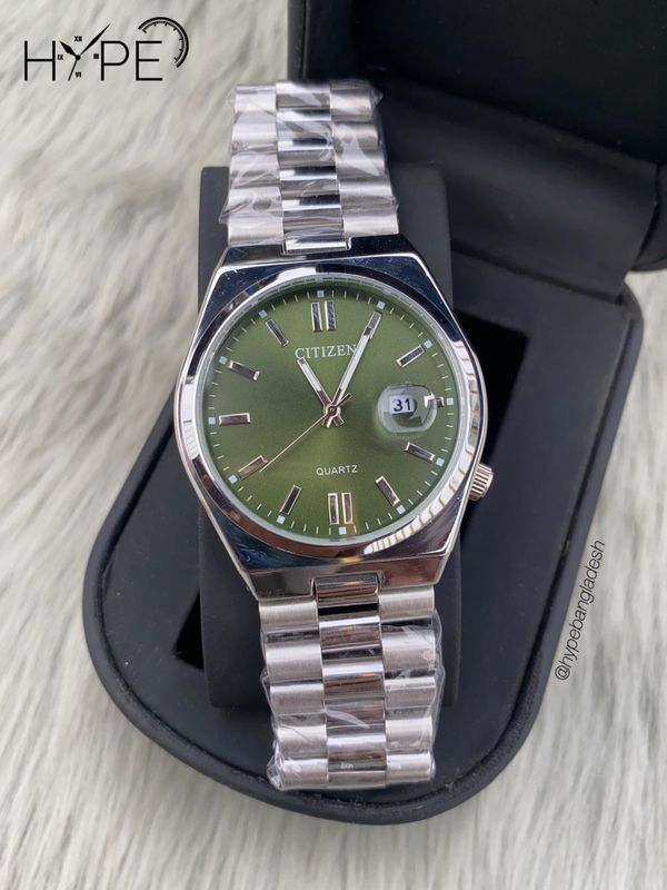 Citizen Quartz green dial