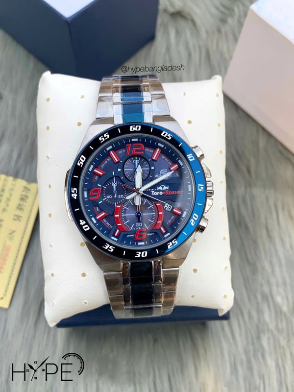 Edifice 1:1 chronograph (blue dial)