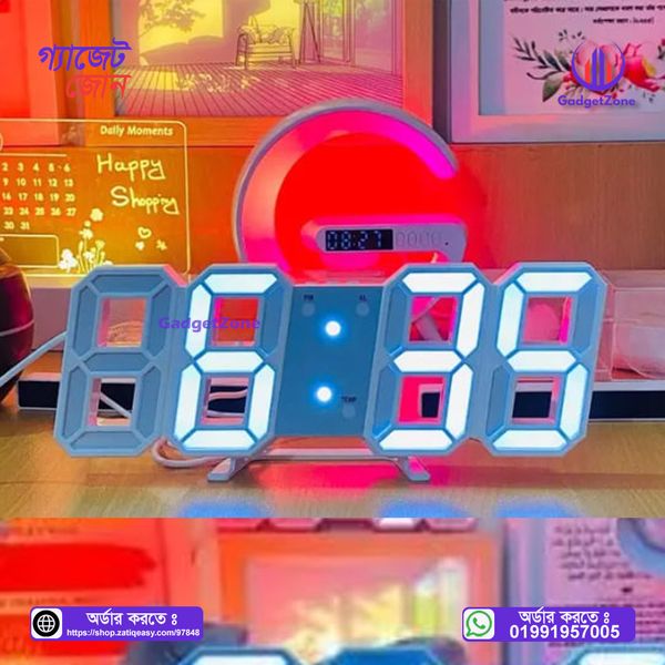 3D LED Digital Clock 💥