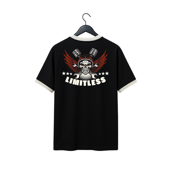 VE Gear “LIMITLESS” Black and white Oversized T-shirt